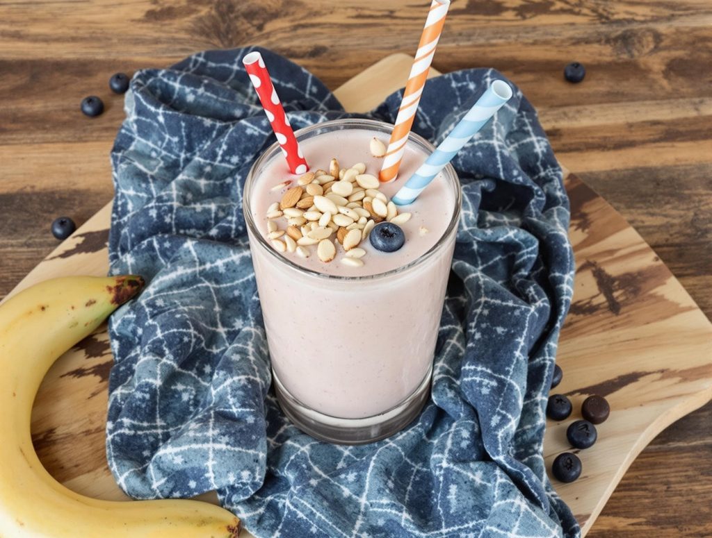 Keto smoothie with almond milk