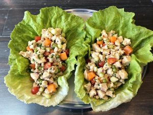 Lettuce wraps with tuna/chicken salad