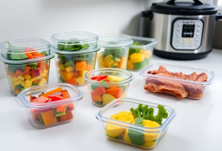 organized keto meal prep